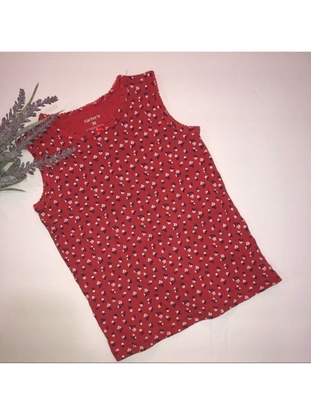𝅺5 for $10 Carter's Girls tank top Size 3T